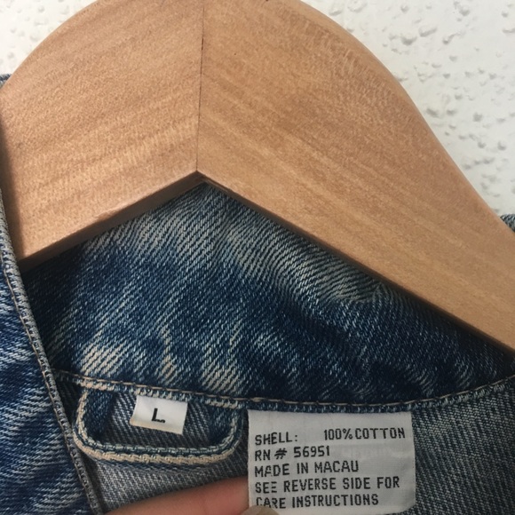 VTG Oversized Jean Jacket - Picture 4 of 6